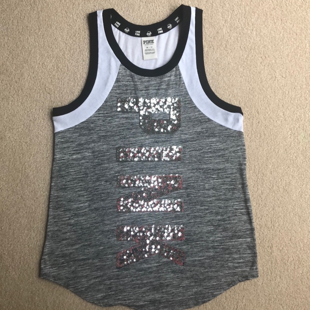 Victoria’s Secret PINK Gray Tank Top XS